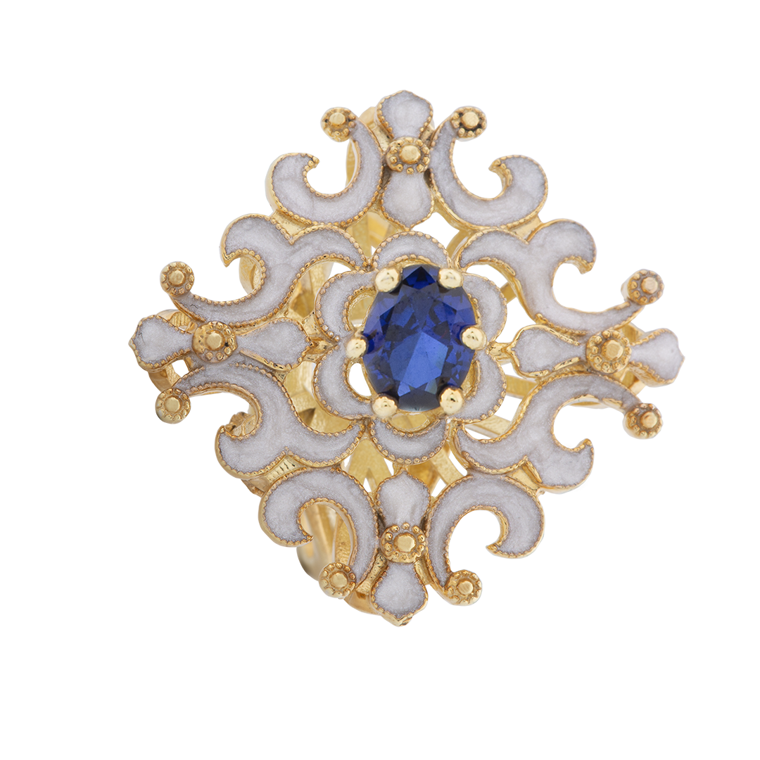 Anello BELLE ÉPOQUE BLU