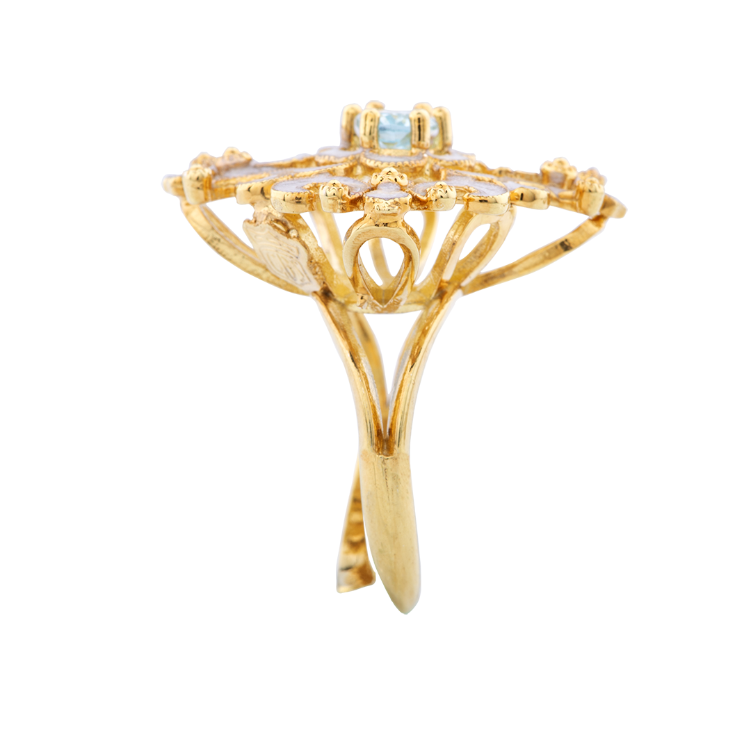 Anello BELLE ÉPOQUE AZZURRO