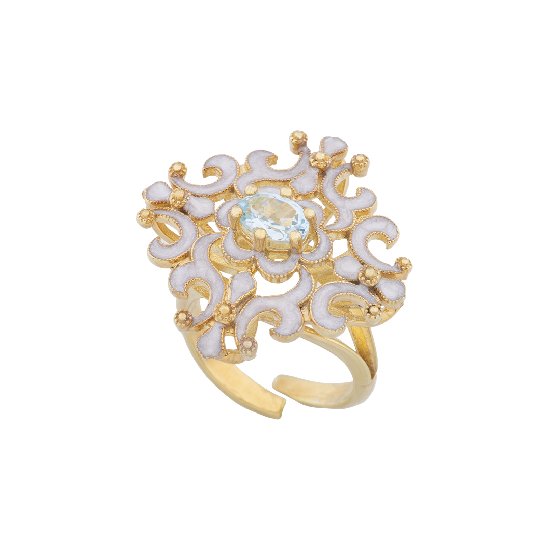 Anello BELLE ÉPOQUE AZZURRO