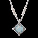 Collana rhombus azzurra