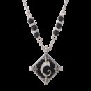 Collana rhombus nera