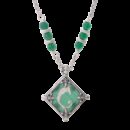 Collana rhombus verde