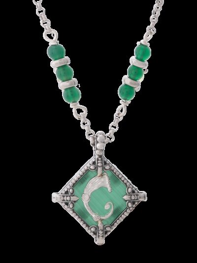 Collana rhombus verde