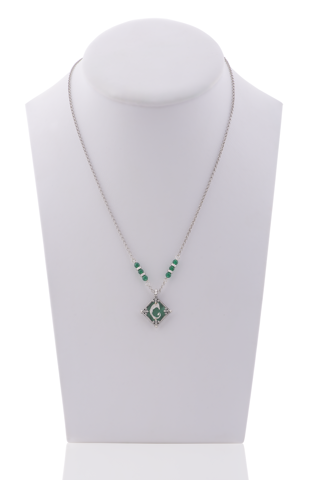 Collana rhombus verde