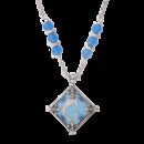 Collana rhombus blu