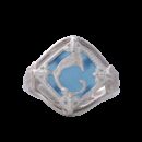 Anello Rhombus Acquamarina