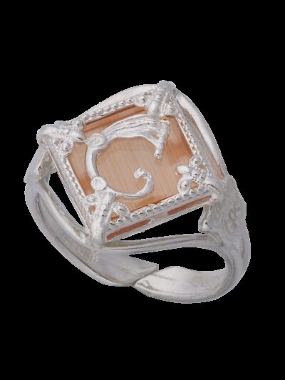 Anello Rhombus Arancio chiaro