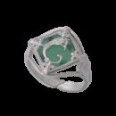Anello Rhombus Verde