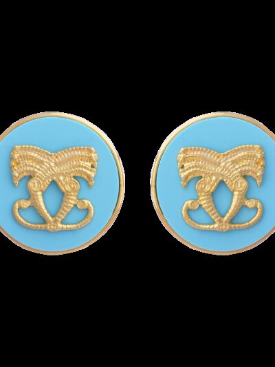 Orecchini Drago Figurarum Turchese