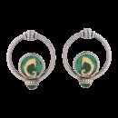 Orecchini Doppio cerchio drago small