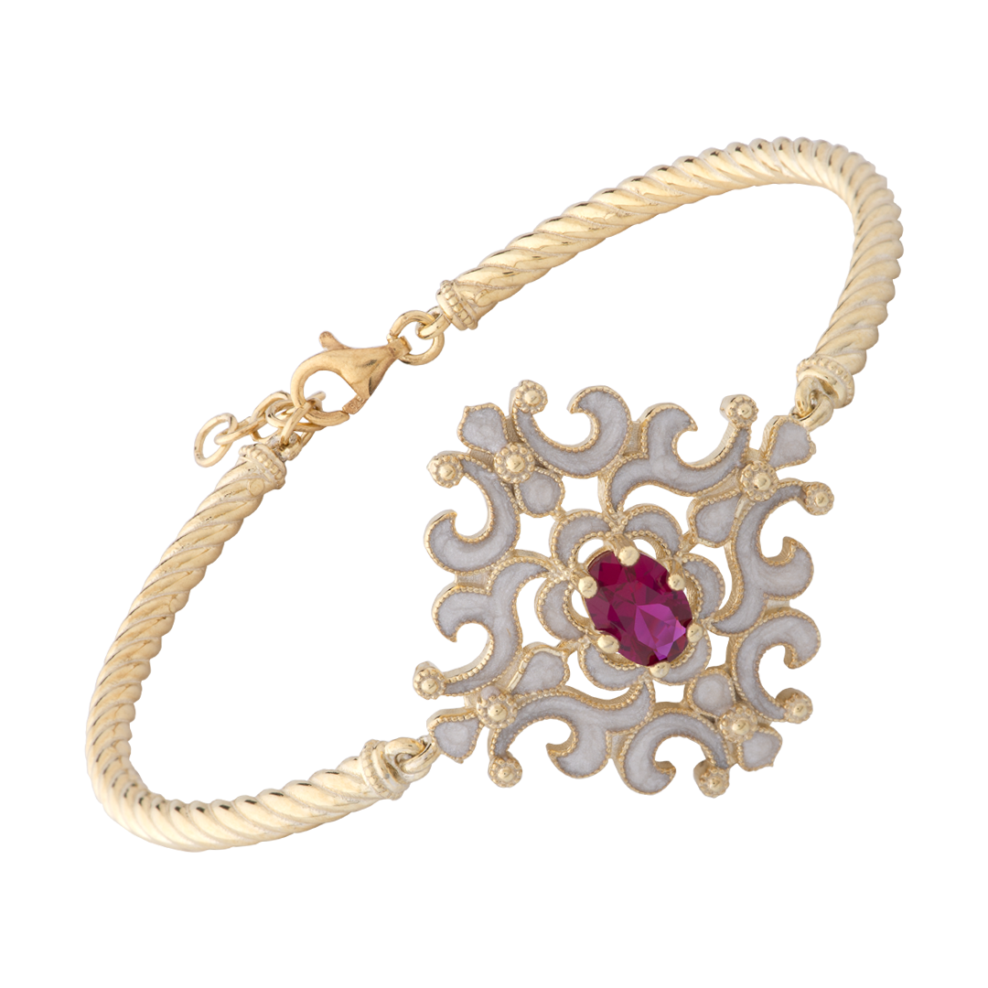 Bracciale Belle Époque Rosso
