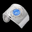 Bracciale Schiava pasta vitrea blu