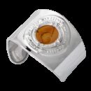 Bracciale Schiava pasta vitrea ambra