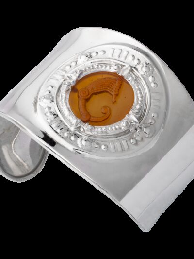 Bracciale Schiava pasta vitrea ambra