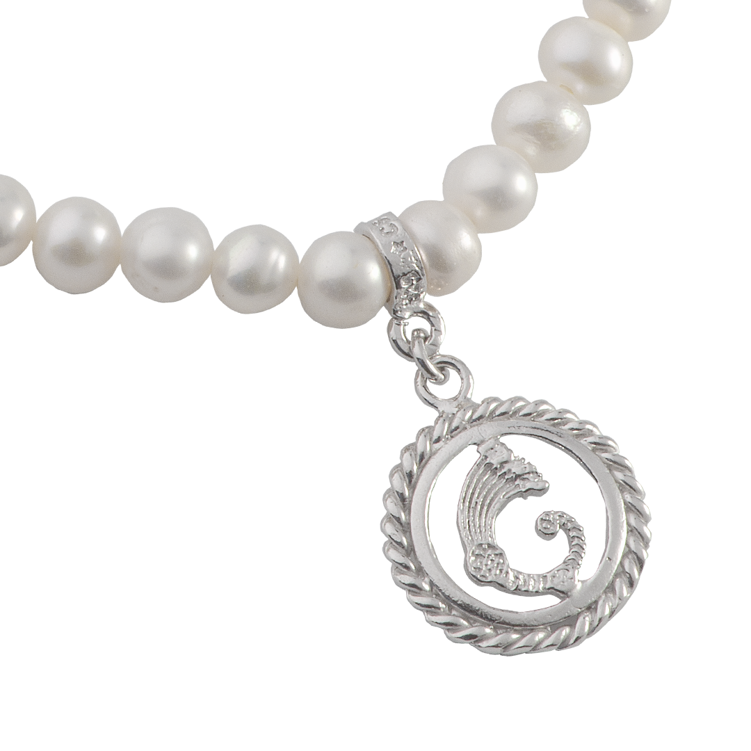 Bracciale perle e drago