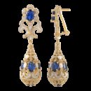 Orecchini Belle Epoque Blu