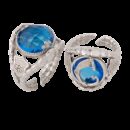 Anello Opplà Drago Blu