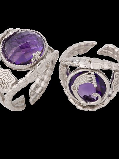 Anello Opplà Drago Viola