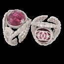 Anello Opplà Cerchi Trinitari Rosso