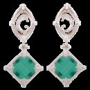 Orecchini Rhombus Verdi