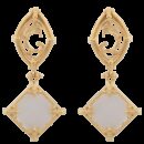 Orecchini Rhombus Madreperla e Oro