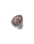 Anello Drago a spola pallinato