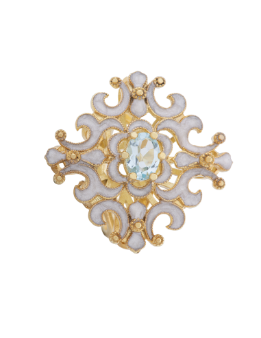 Anello BELLE ÉPOQUE AZZURRO - immagine 2