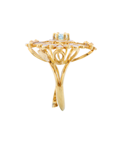 Anello BELLE ÉPOQUE AZZURRO - immagine 3