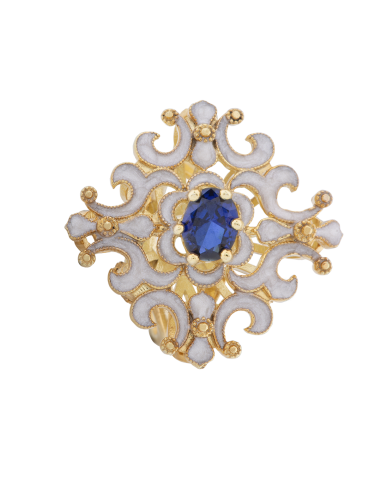 Anello BELLE ÉPOQUE BLU - immagine 2