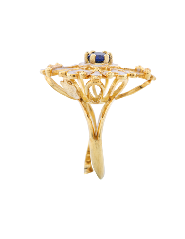 Anello BELLE ÉPOQUE BLU - immagine 3