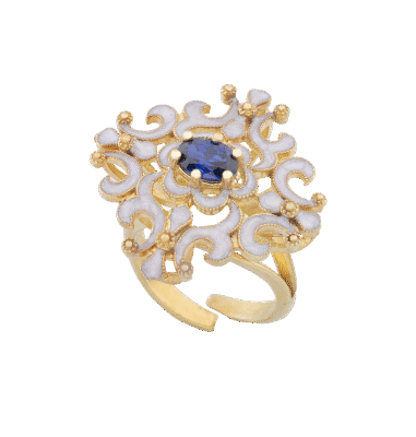 Anello BELLE ÉPOQUE BLU