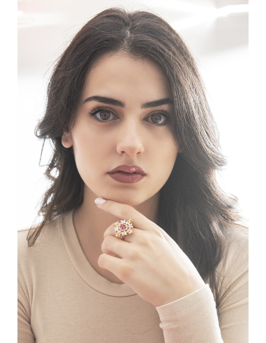 Anello BELLE ÉPOQUE ROSSO - immagine 4