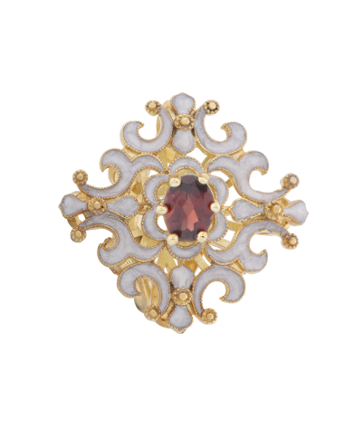 Anello BELLE ÉPOQUE ROSSO - immagine 7