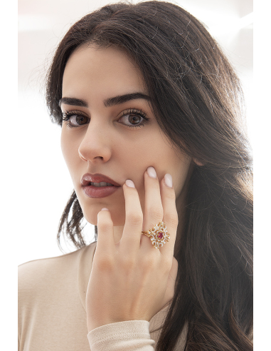 Anello BELLE ÉPOQUE ROSSO - immagine 2