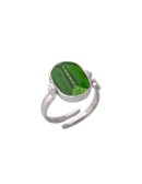 Anello Capo Colonna smalto cattedrale verde bandiera