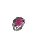 Anello Drago Cuore nel Cuore viola