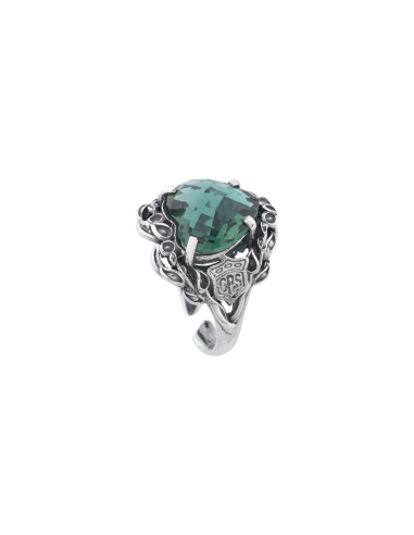 Anello Cuore nel Cuore alberato verde