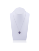 Ciondolo Cuore viola