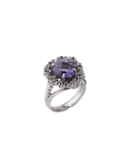 Anello Cuore nel Cuore viola