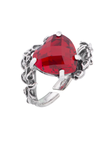 Anello Cuore Passion Rosso