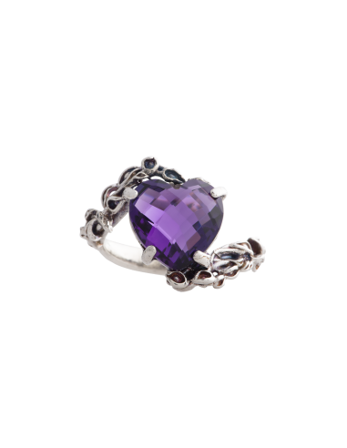 Anello Cuore passion viola - immagine 3