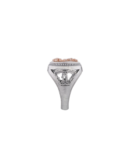 Anello dettagli florensi fiore - madreperla e rosé