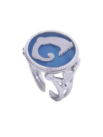 Anello Drago Blu