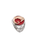 Anello Drago Nuance Corallo