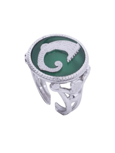 Anello Drago Verde