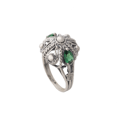 Anello imperiale verde