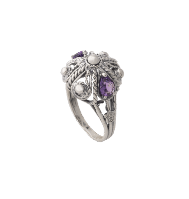 Anello imperiale viola