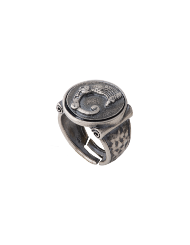 Anello Moneta Drago beat