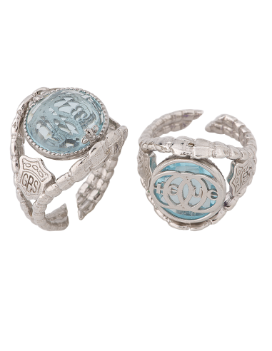 Anello Opplà Cerchi Trinitari Celeste