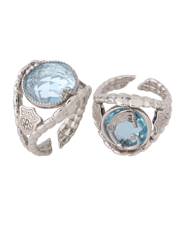 Anello Opplà Drago Azzurro